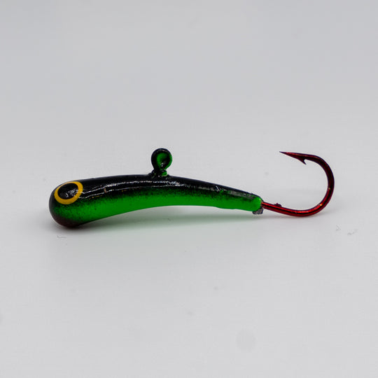 Badd Boyz Jig in Black/Green color and size BB1 1-1/4" 3/16 oz.