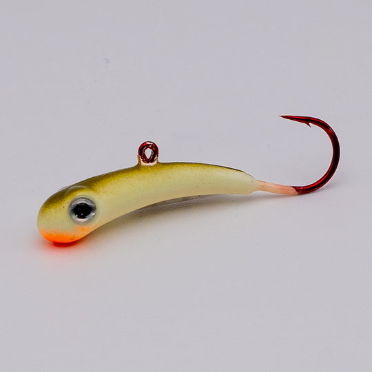 Badd Boyz Jig in Smelt Glow color and size BB1 1-1/4" 3/16 oz.