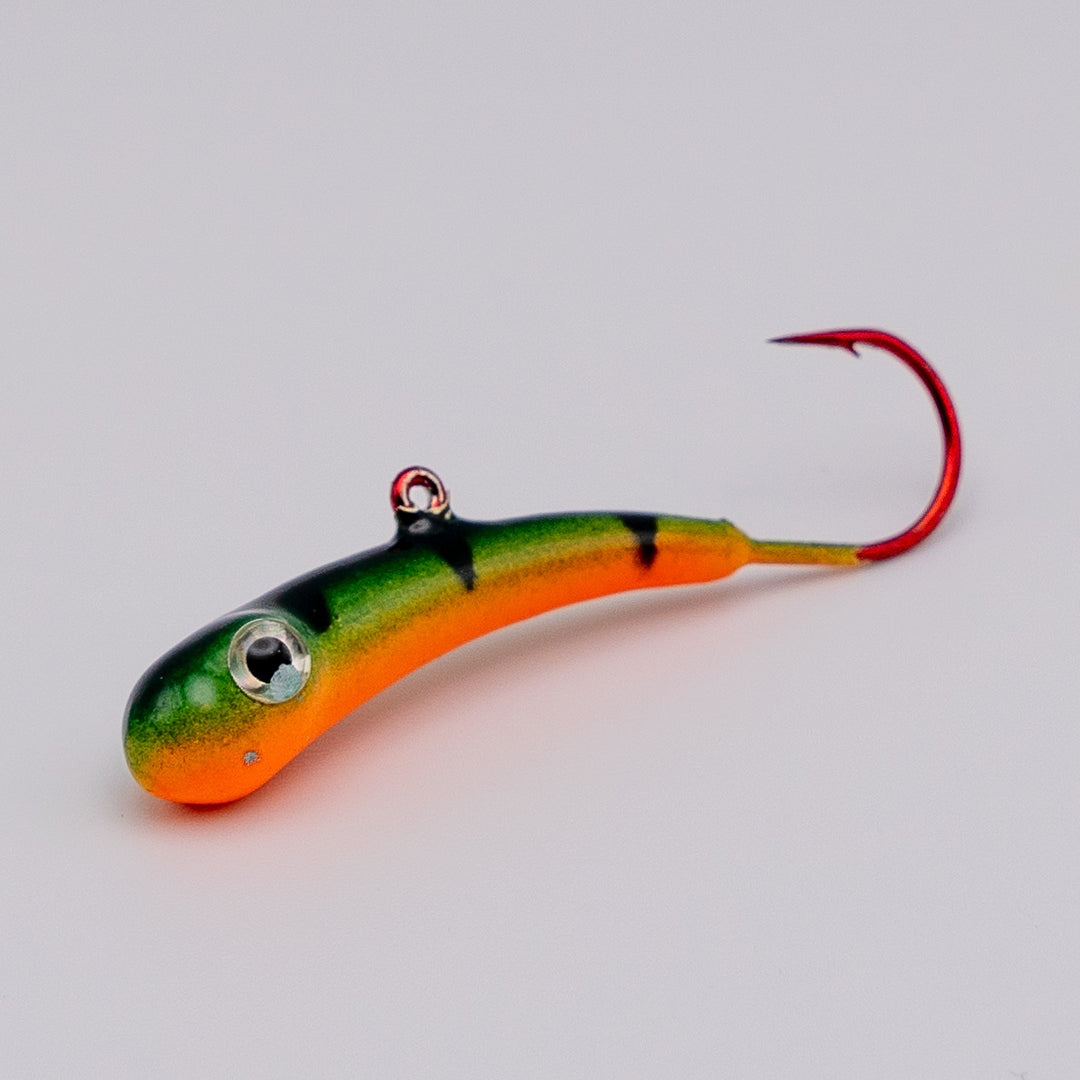 Badd Boyz Jig in Perch color and size BB2 2" 1/4 oz.