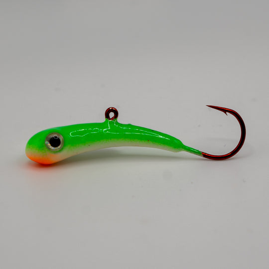 Badd Boyz Jig in Green Glow color and size BB2 2" 1/4 oz.