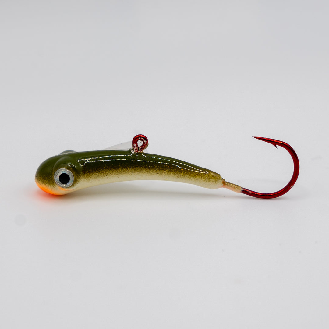 Badd Boyz Jig in Smelt Glow color and size BB2 2" 1/4 oz.