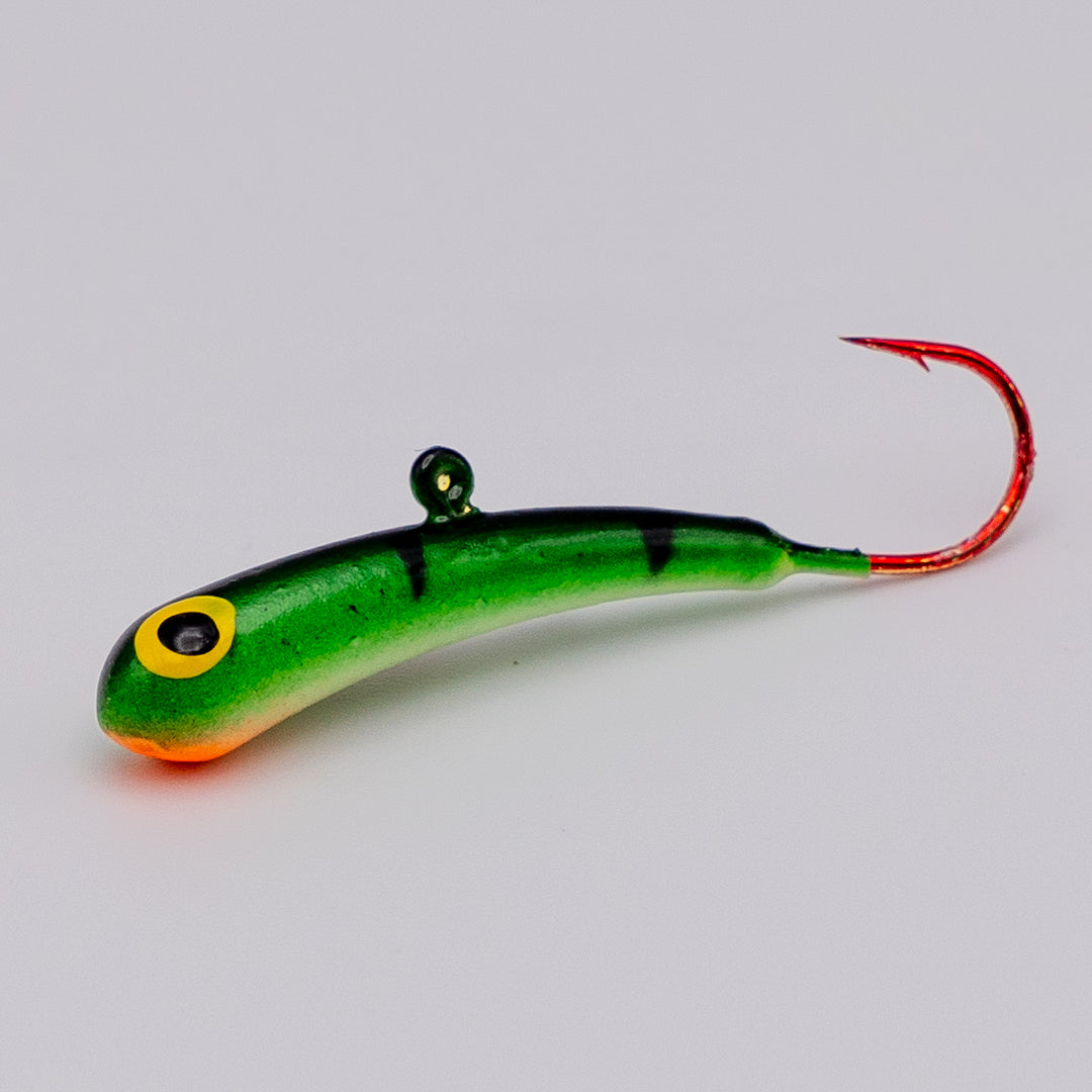 Badd Boyz Jig in Perch Glow color and size BB2 2" 1/4 oz.