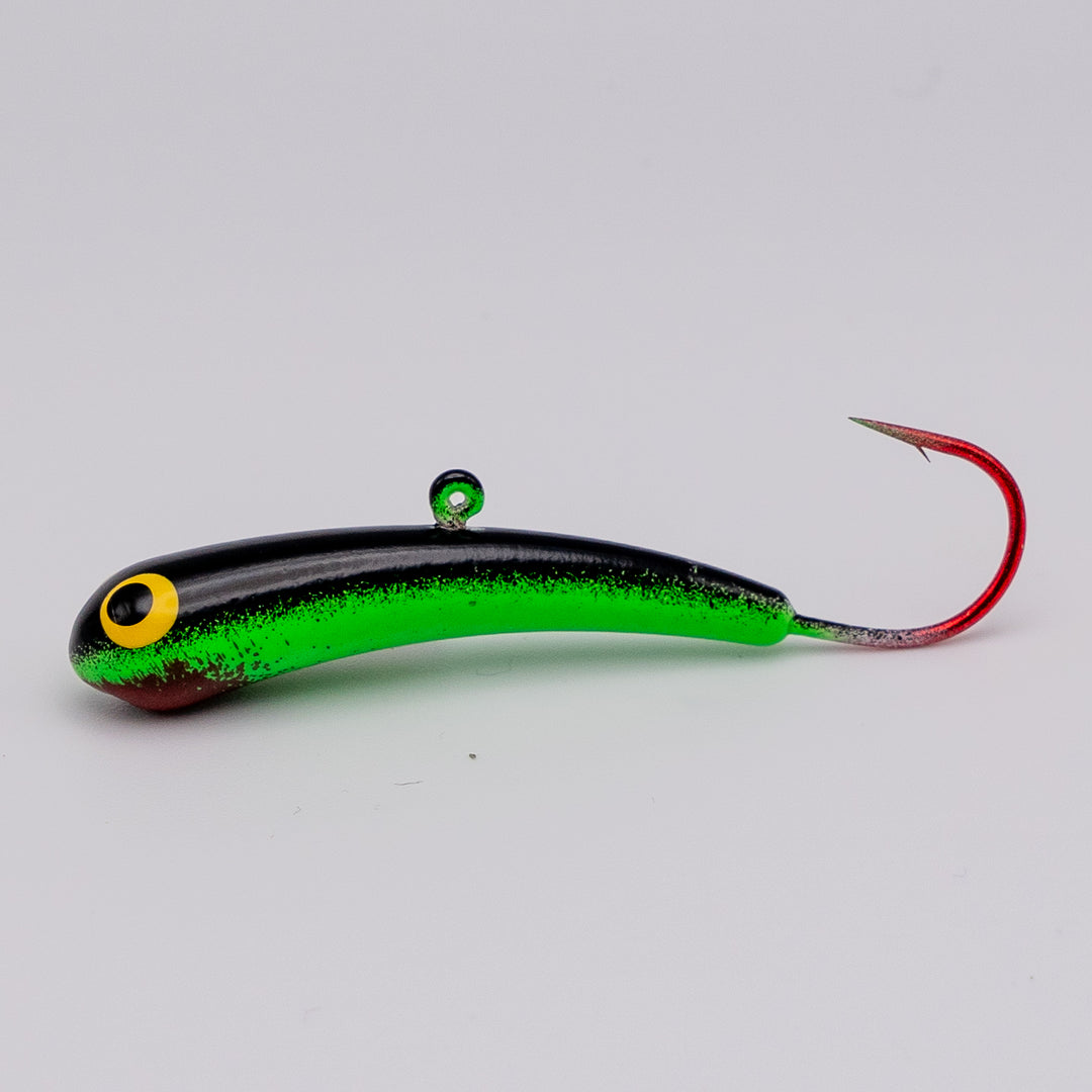 Badd Boyz Jig in Black/Green color and size BB3 2-1/2" 5/8 oz.